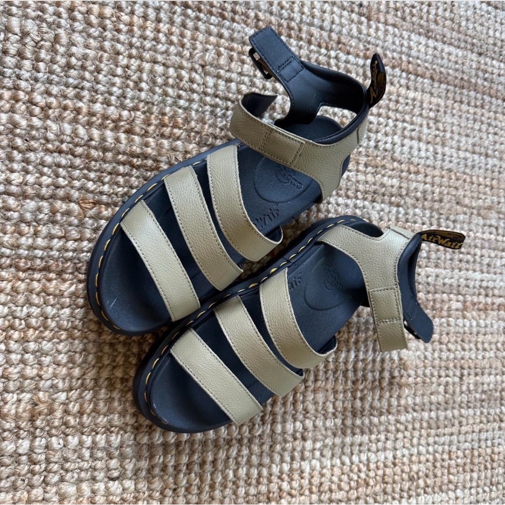 Dr Martens Olive Sandals